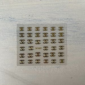 Gold Nail Decals